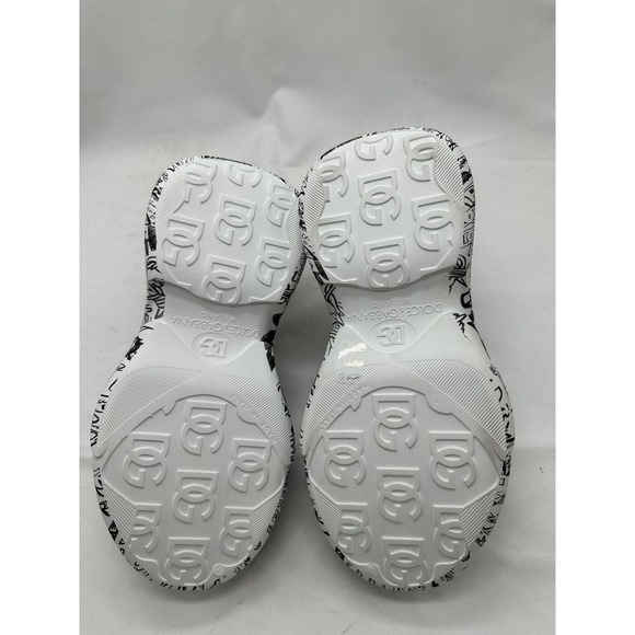 Dolce & Gabbana Men's Toy Graffiti Print Slip On Low Top Sneakers Dark Side US 7 - Picture 5 of 7